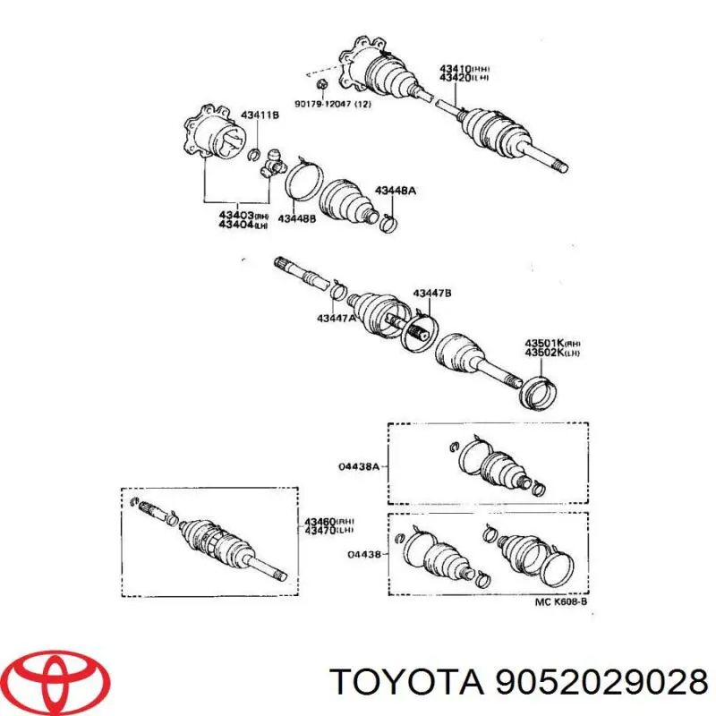 9052029028 Toyota