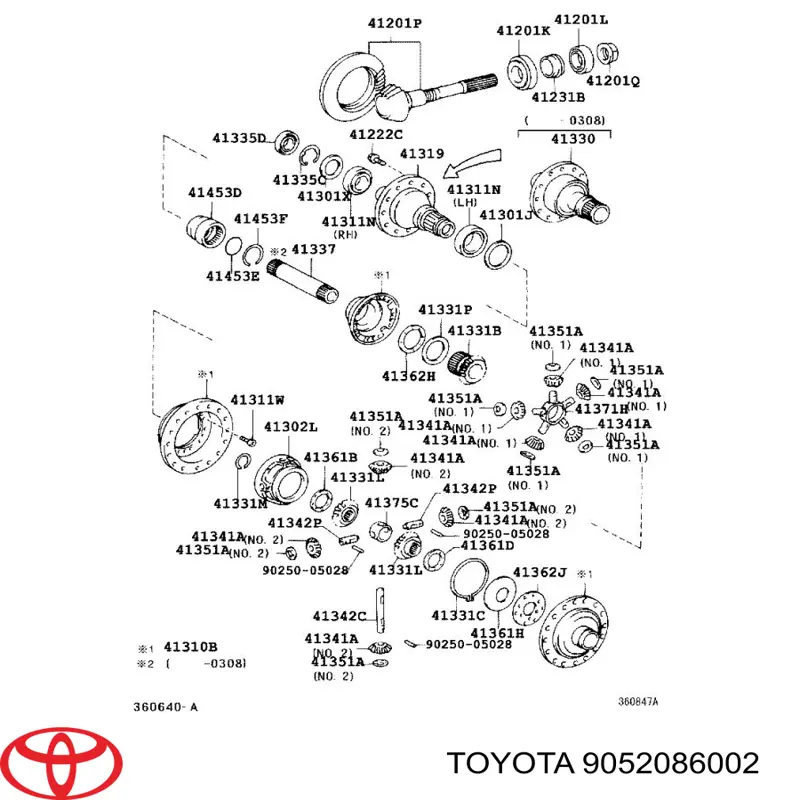 9052086002 Toyota