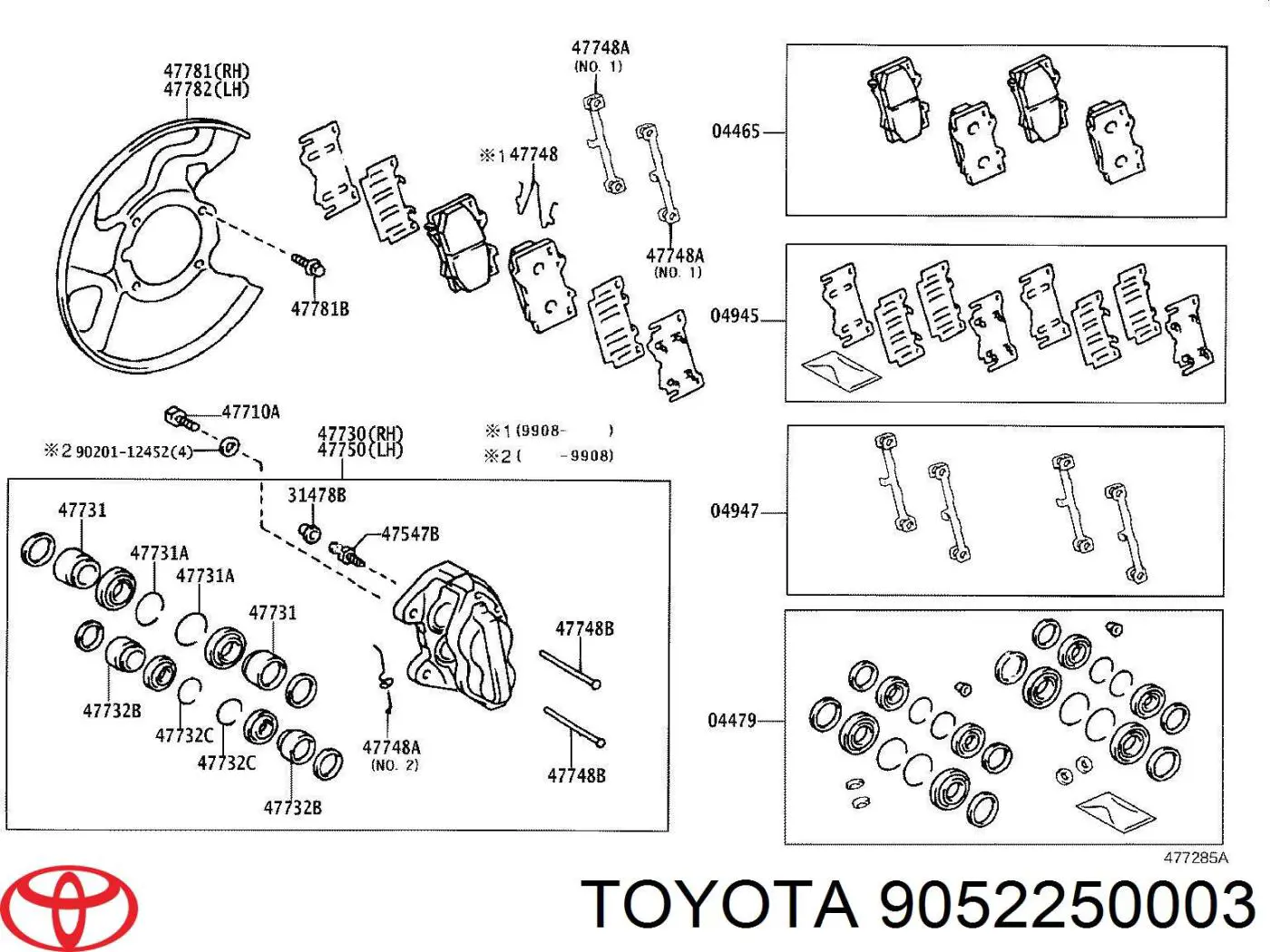 Comprar 9052250003 Toyota 