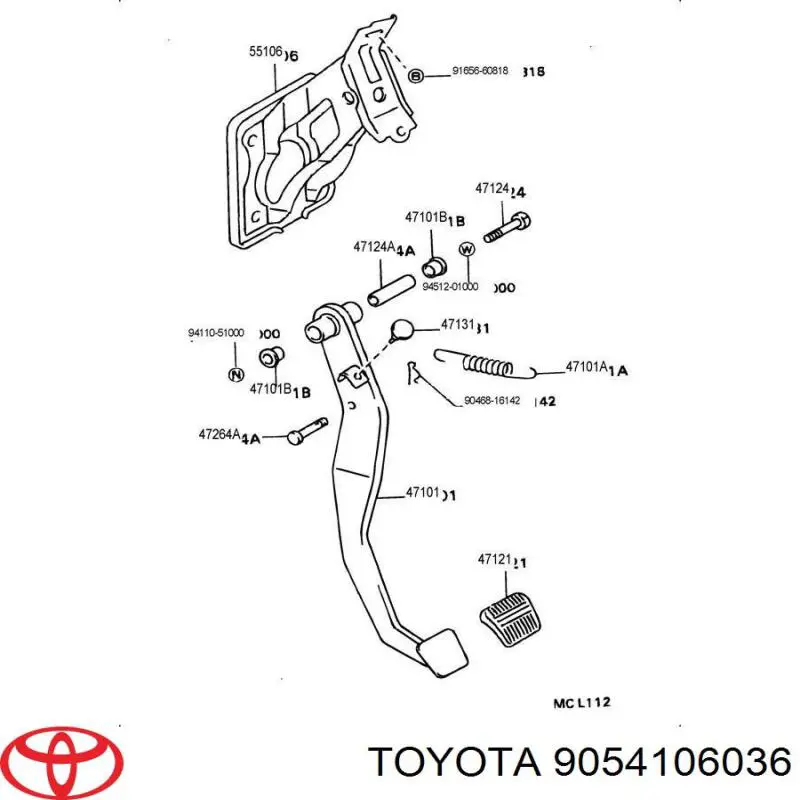 9054106036 Toyota