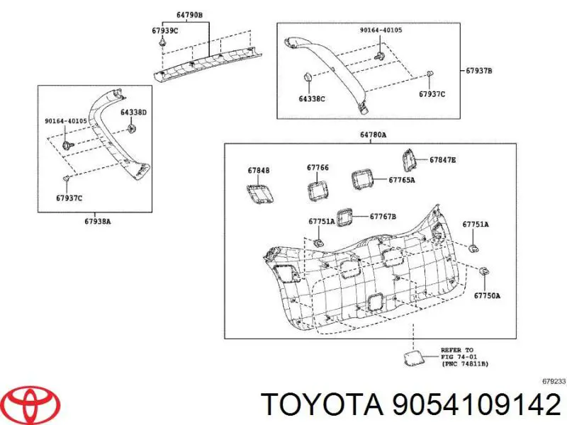 9054109142 Toyota