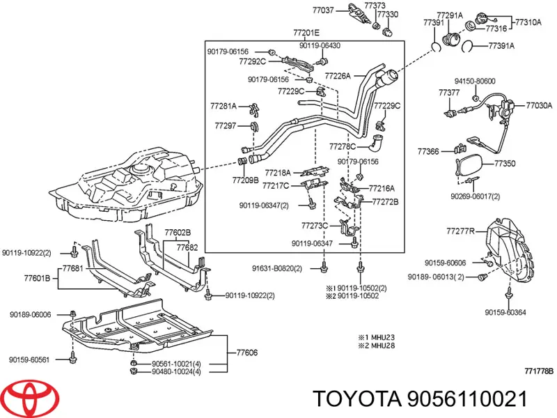 9056110021 Toyota