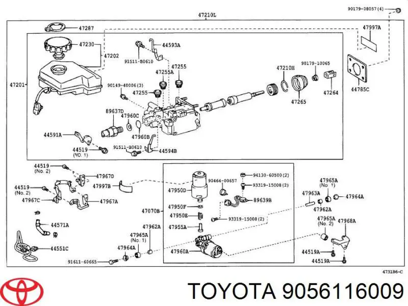 9056116009 Toyota