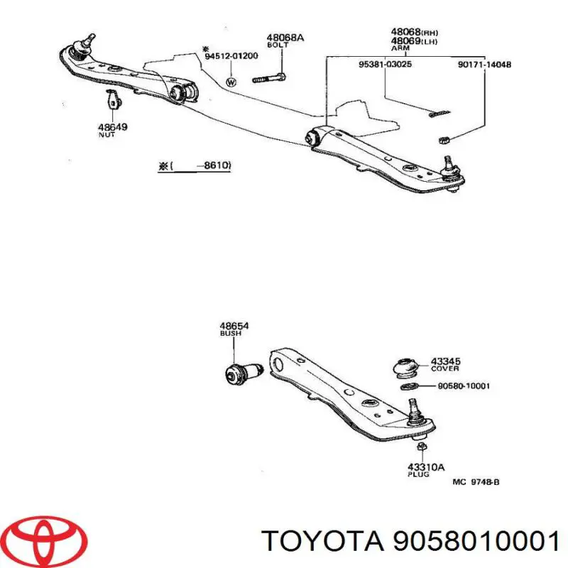 9058010001 Toyota