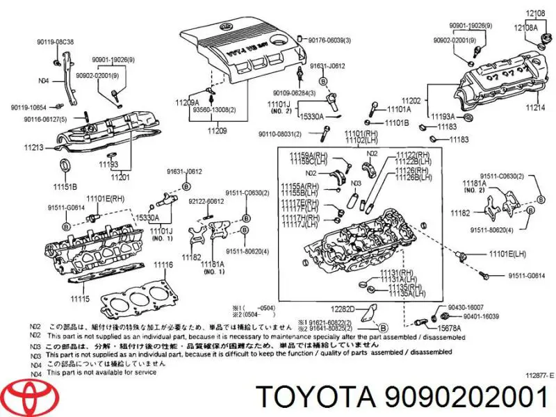 9090202001 Toyota