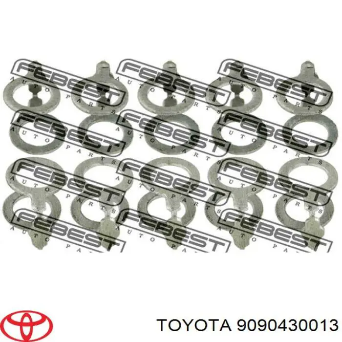 Arandela superior del inyector Toyota 9090430013 precio, desde 11,16 EUR
