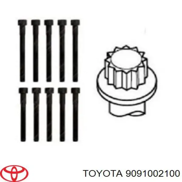 Juego tornillos culata Toyota 9091002100 precio, desde 5,23 EUR