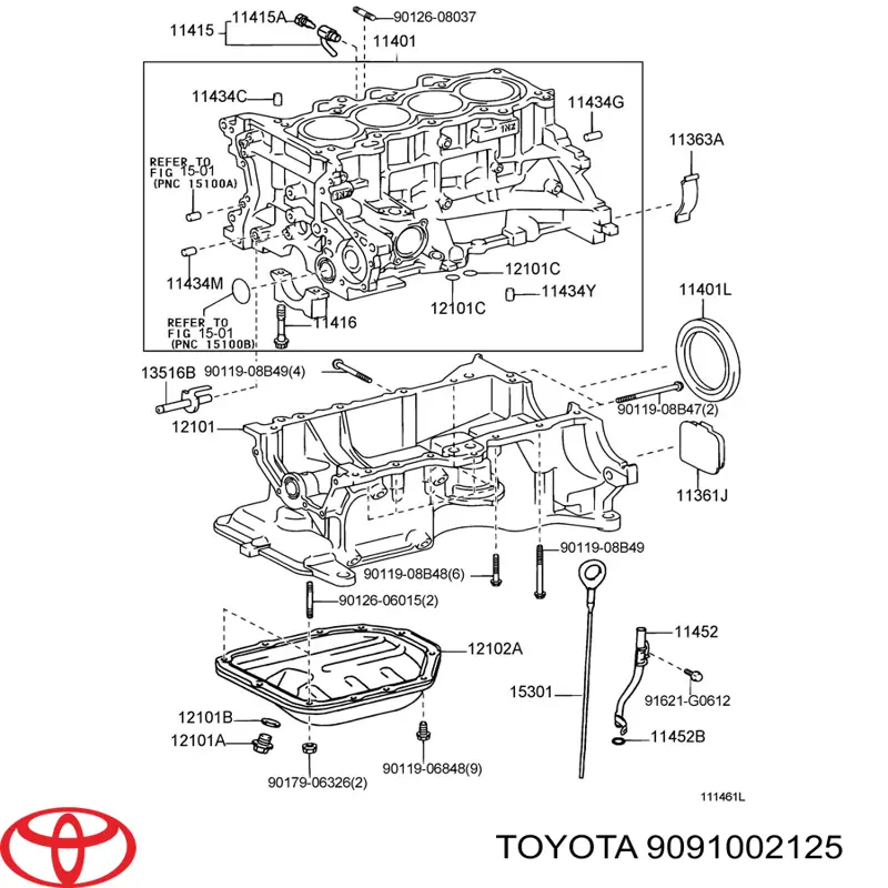 9091002125 Toyota