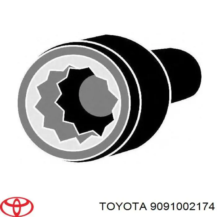9091002174 Toyota tornillo de culata