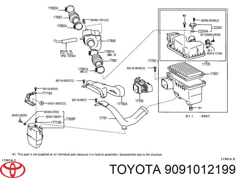 9091012199 Toyota