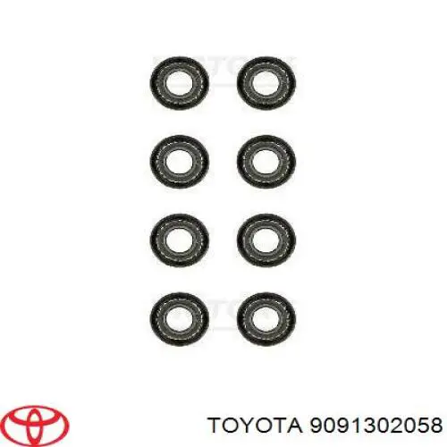 9091302058 Toyota sello de aceite de valvula (rascador de aceite Entrada/Salida)
