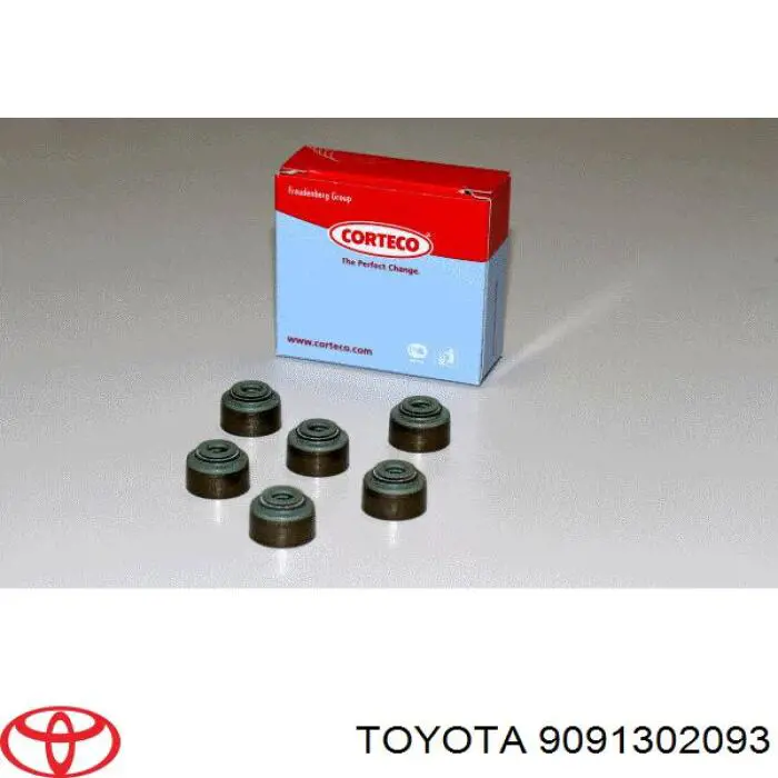 9091302093 Toyota valvula de admision (rascador de aceite)