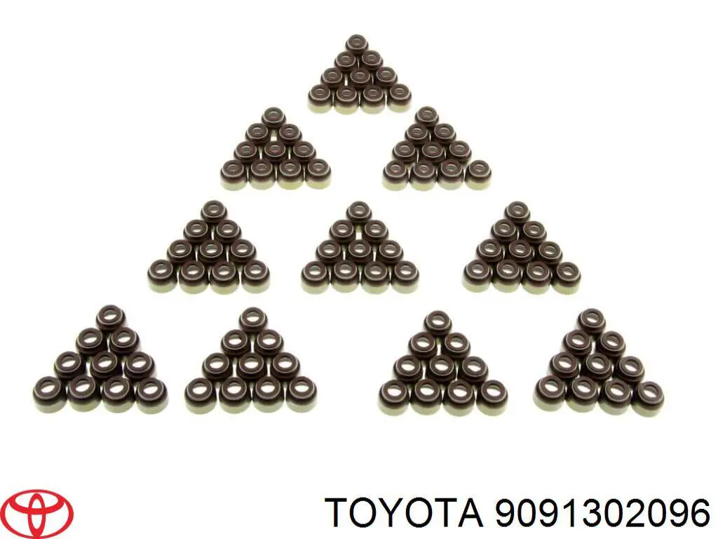 Sello De Aceite De Valvula (Rascador De Aceite) Entrada/Salida para Toyota Land Cruiser (J10)