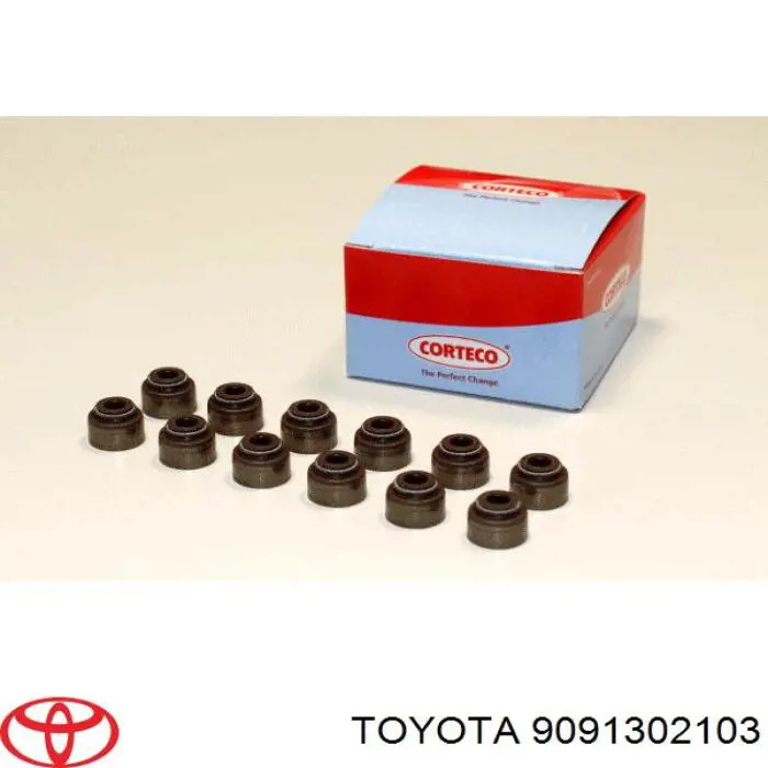 9091302103 Toyota anillo de junta, vástago de válvula de escape