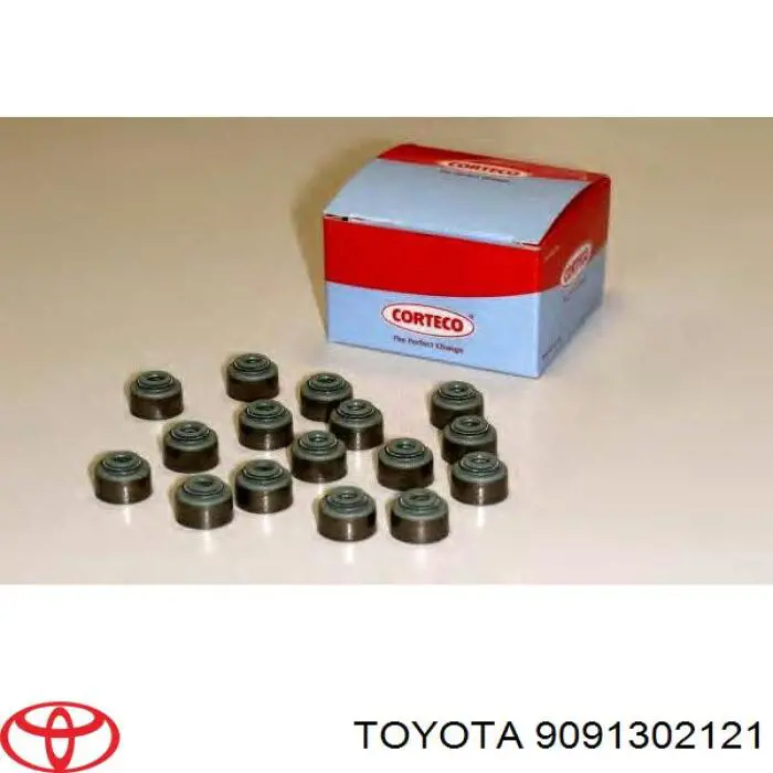 9091302121 Toyota sello de aceite de valvula (rascador de aceite Entrada/Salida)