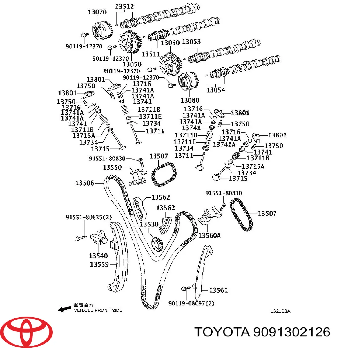 9091302126 Toyota