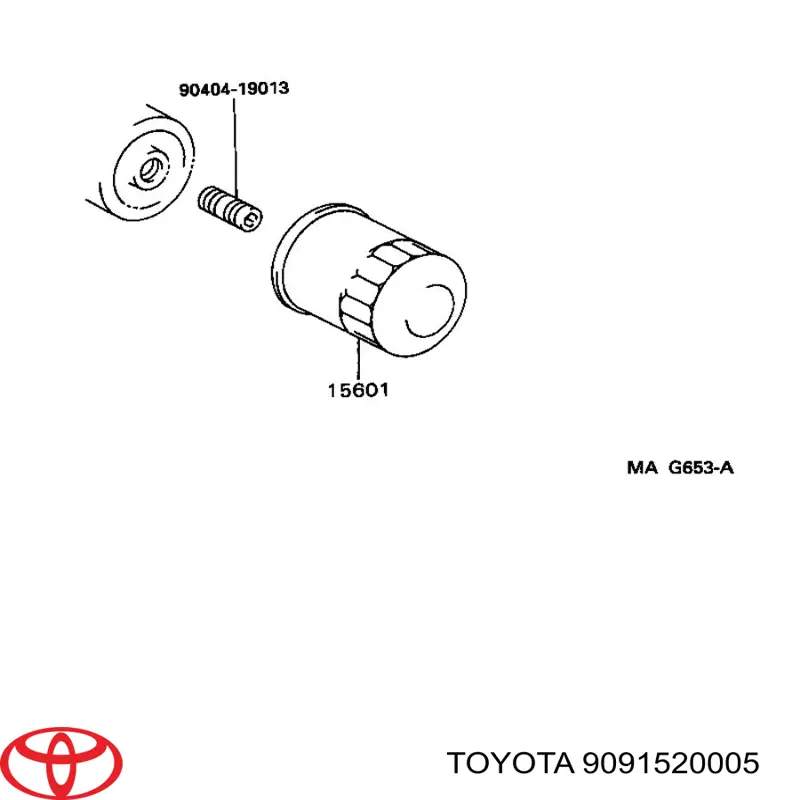 Filtro de aceite Toyota 9091520005 precio, desde 4,07 EUR