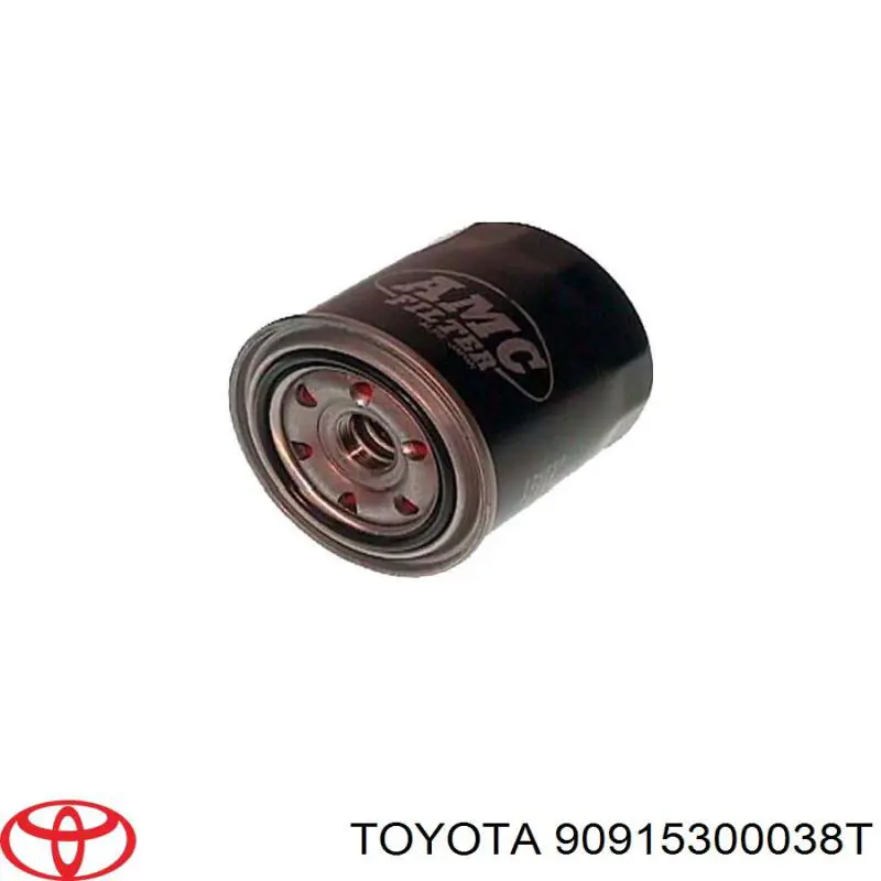 Filtro de aceite 90915300038T Toyota