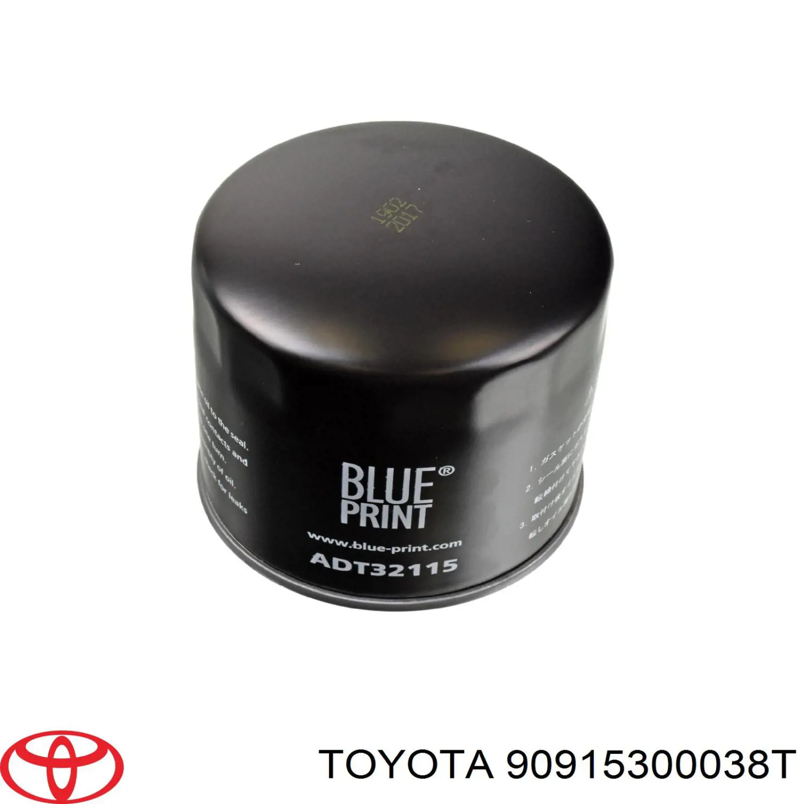 90915300038T Toyota filtro de aceite