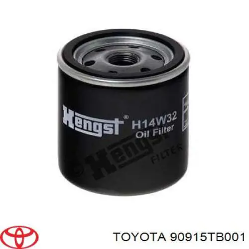 90915TB001 Toyota filtro de aceite