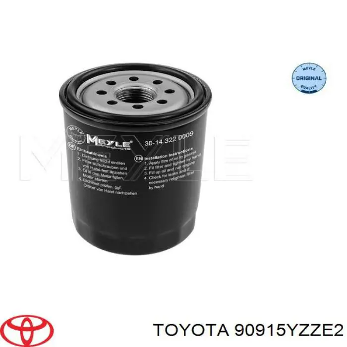Comprar 90915YZZE2 Toyota Filtros de aceite