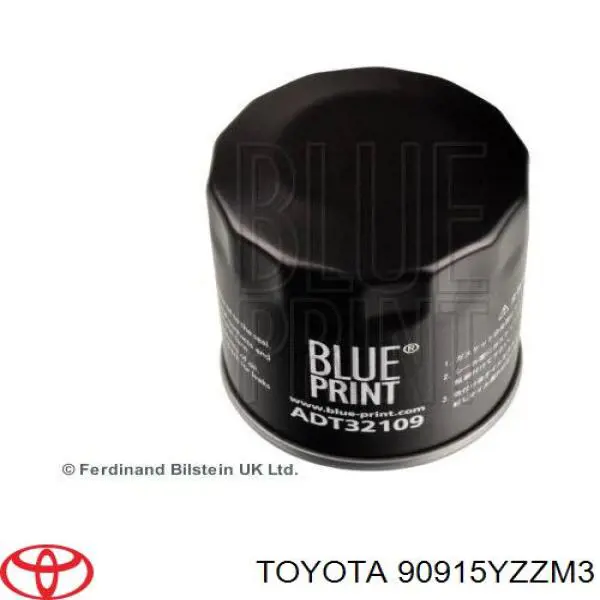Filtro de aceite 90915YZZM3 Toyota