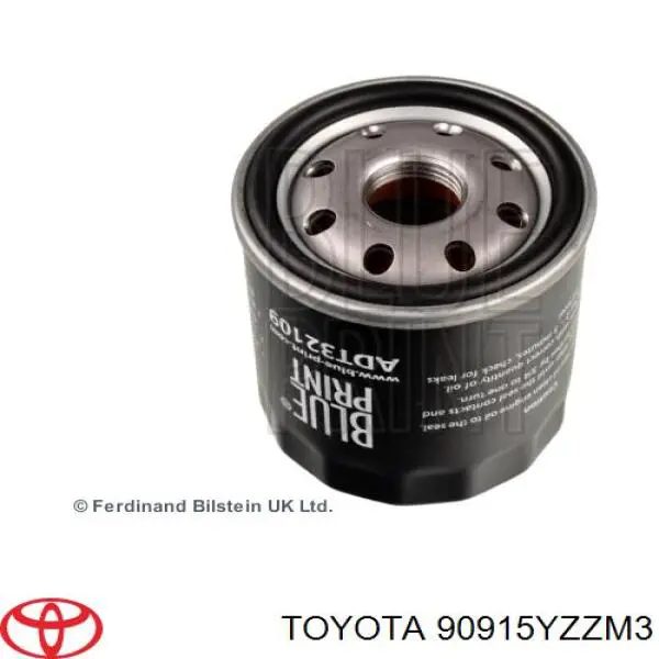 90915YZZM3 Toyota Filtro aceite