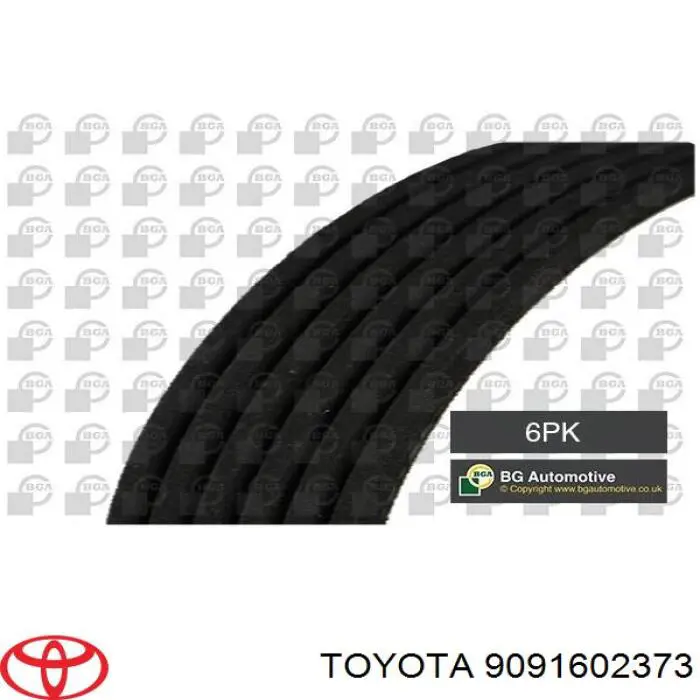 9091602373 Toyota Correa poly v