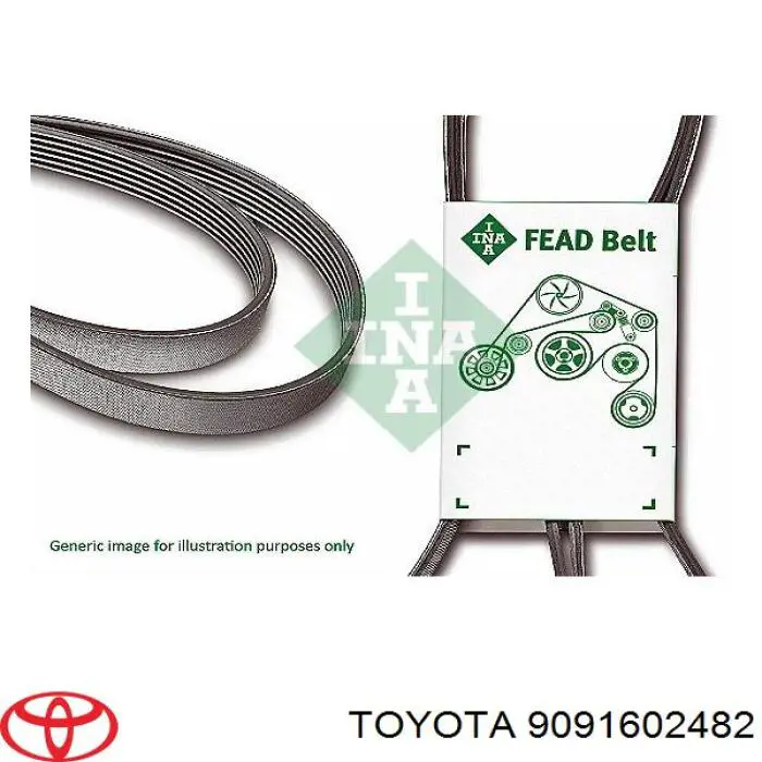 Correa de alternador 8200821800 Renault (RVI)