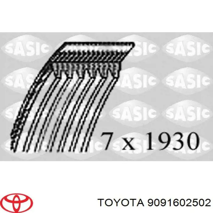 Comprar 9091602502 Toyota Correa trapezoidal