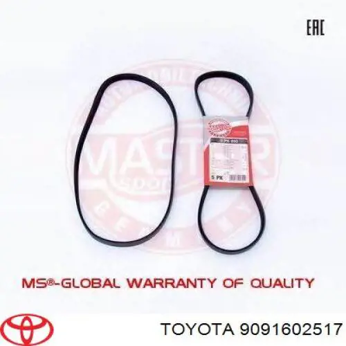 Correa de transmisión trapezoidal Toyota 9091602517 precio, desde 8,19 EUR