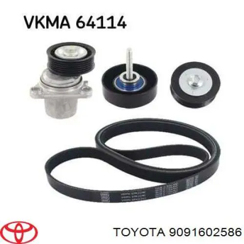 Comprar 9091602586 Toyota Correa trapezoidal