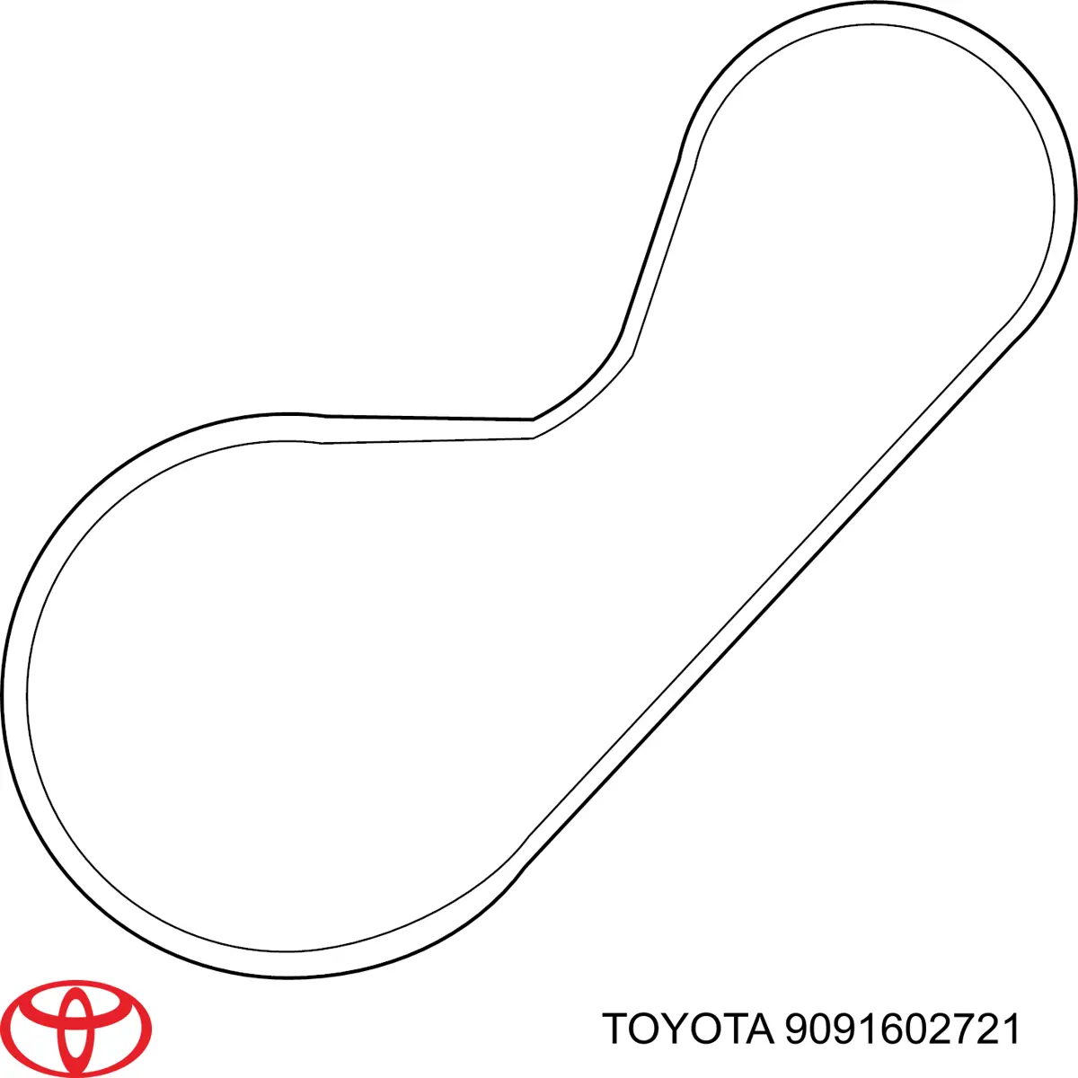 Comprar 9091602721 Toyota Correa trapezoidal