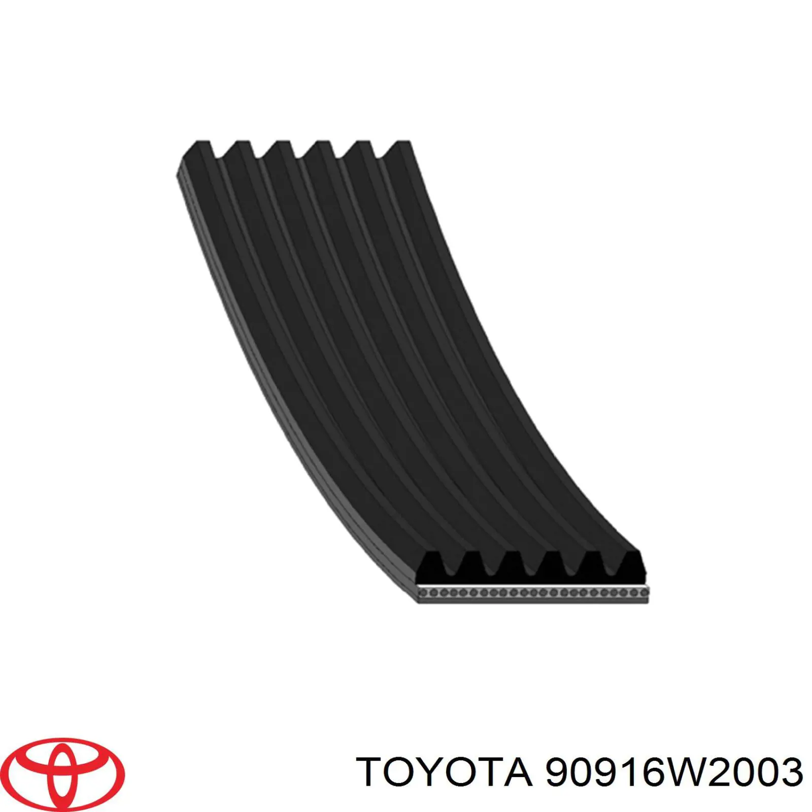 90916W2003 Toyota correa trapezoidal