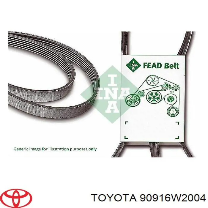 Comprar 90916W2004 Toyota Correa trapezoidal