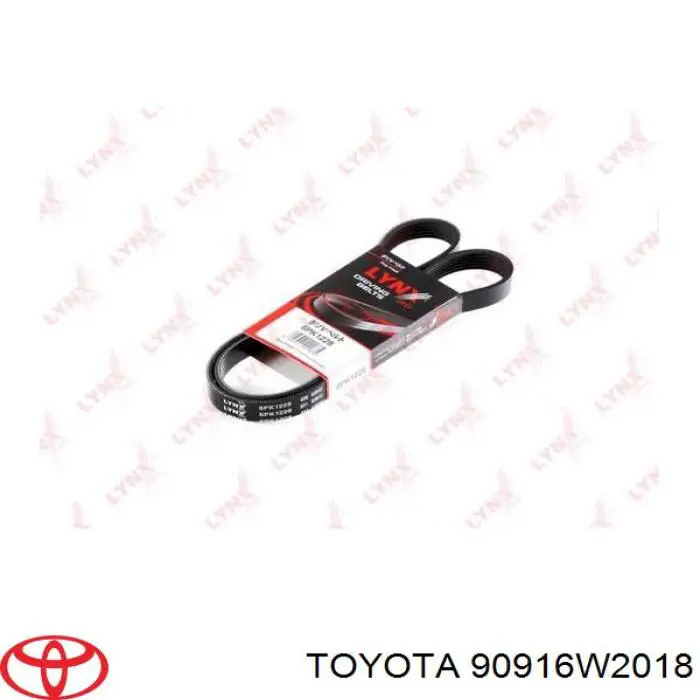 90916W2018 Toyota correa trapezoidal