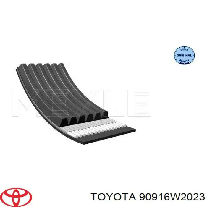 90916W2023 Toyota correa trapezoidal