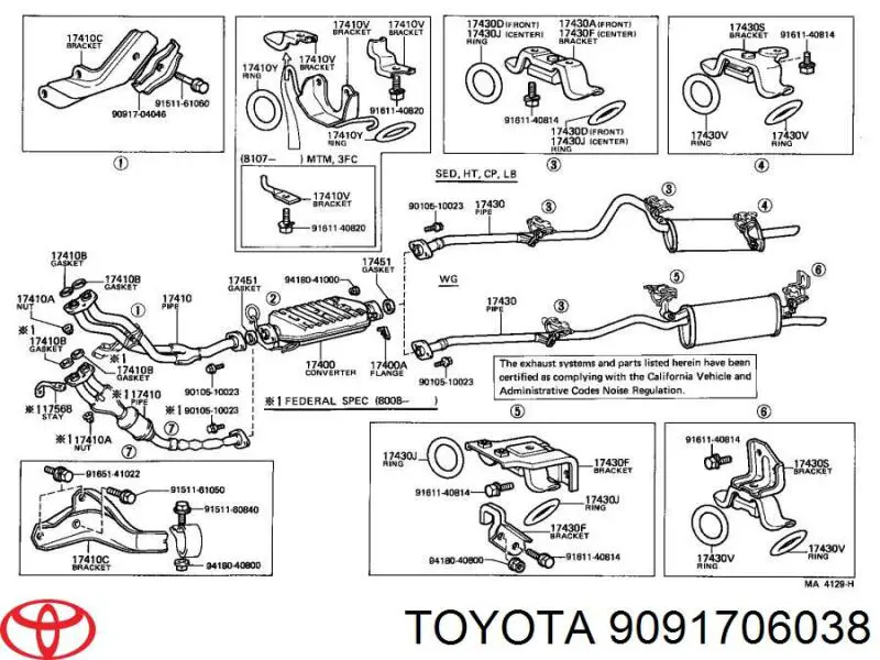 Comprar 9091706038 Toyota Junta de escape