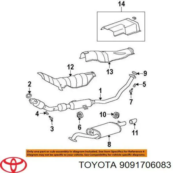 Comprar 9091706083 Toyota Junta de escape