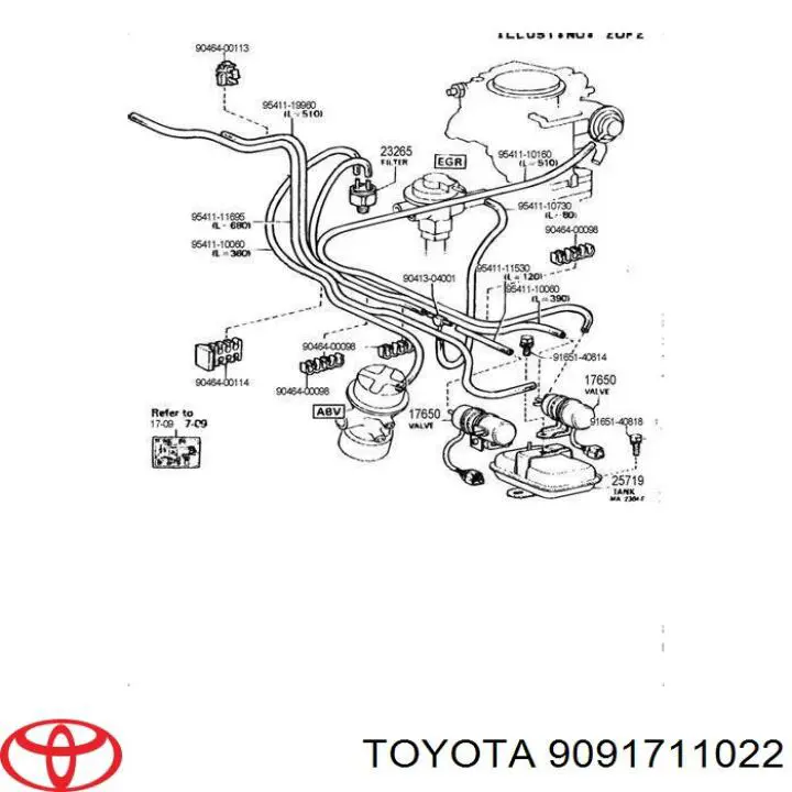 9091711022 Toyota