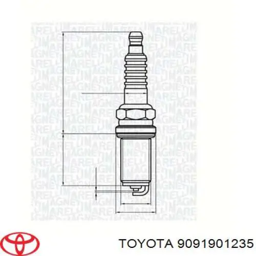 Comprar 9091901235 Toyota Bujía de encendido