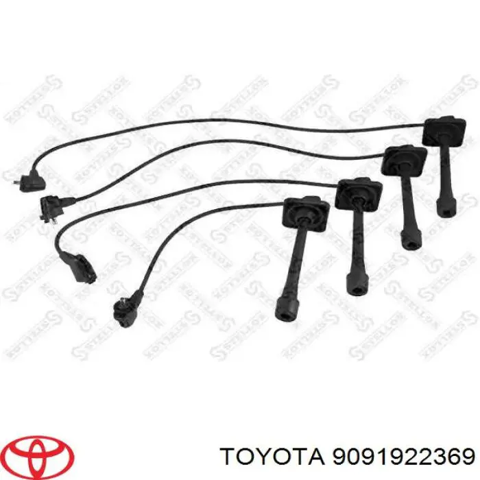 9091922369 Toyota cables de bujías