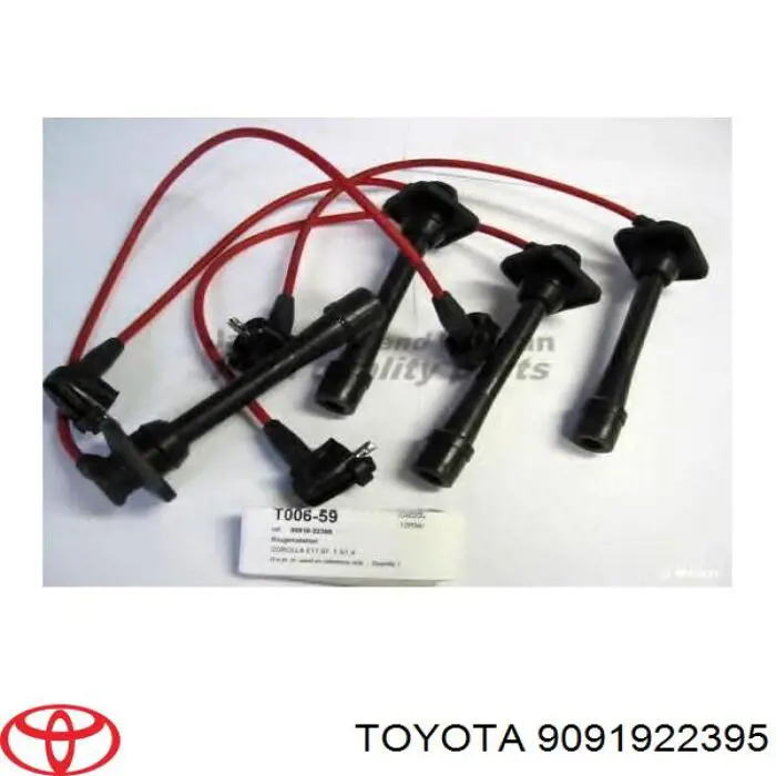 Cables de bujías 9091922395 Toyota