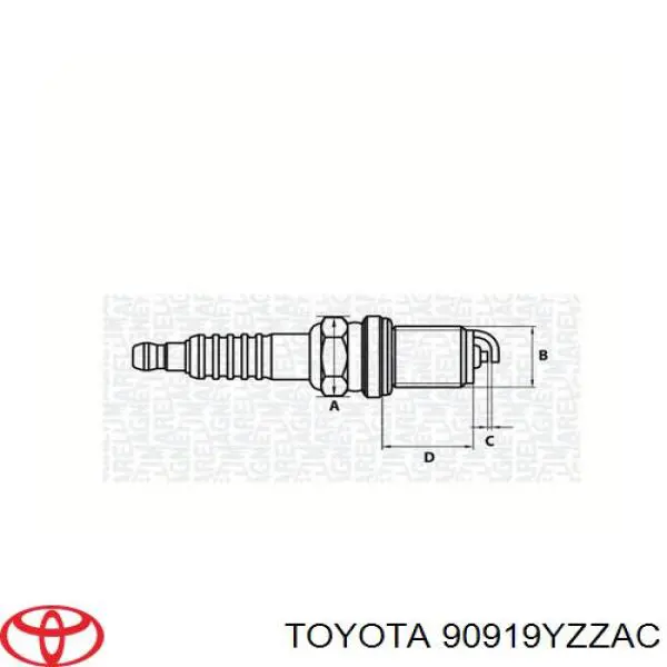 Bujías Toyota 90919YZZAC precio, desde 4,34 EUR