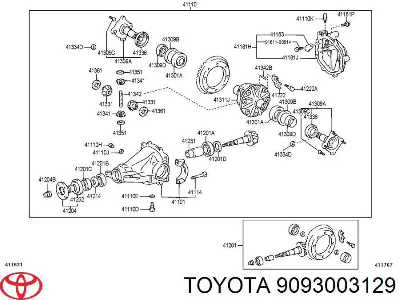 9093003129 Toyota