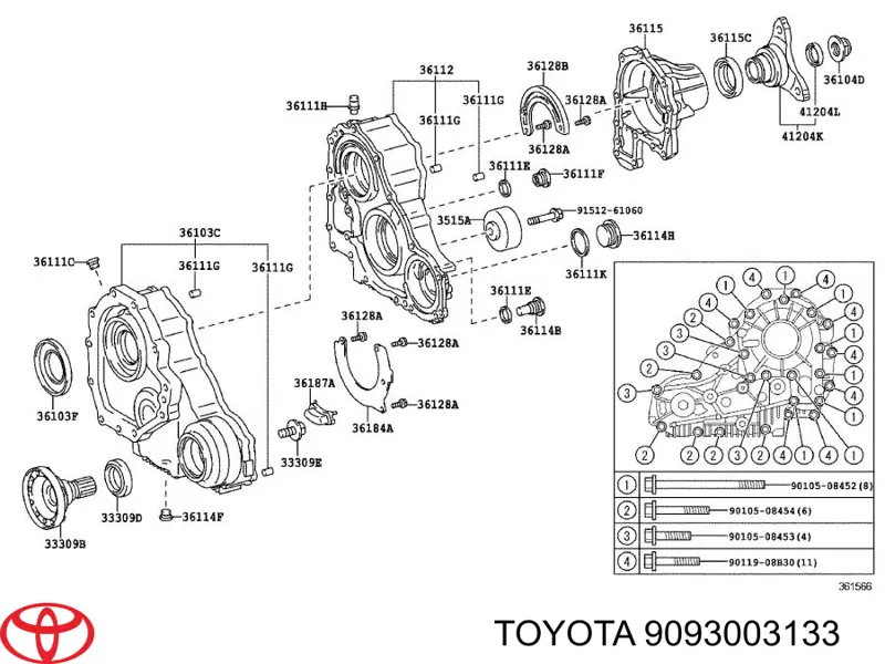 9093003133 Toyota