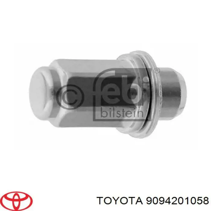 Tuerca seguridad de rueda para Toyota Land Cruiser (J12)