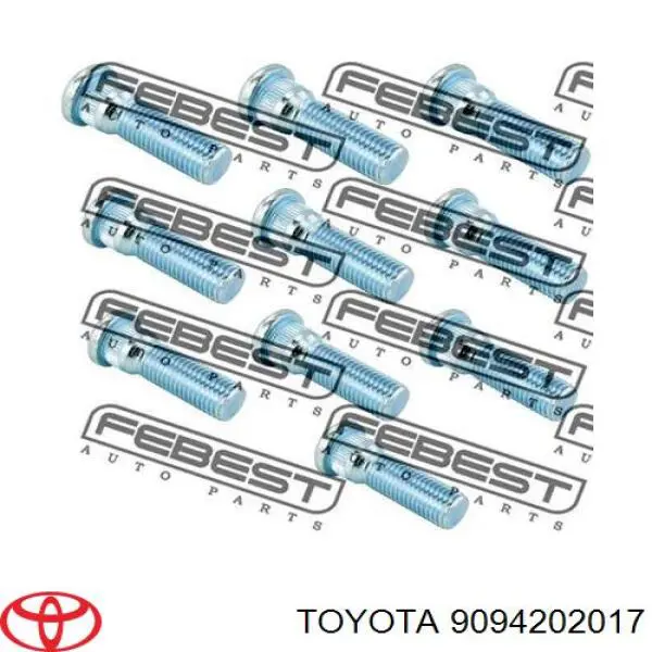 Espárrago de rueda delantero para Toyota Corolla (E9)