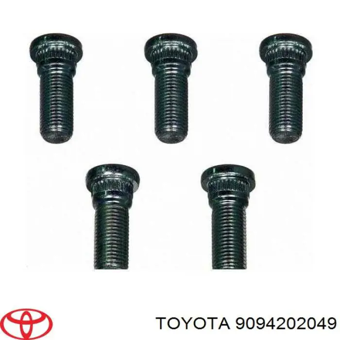 9094202049 Toyota Espárrago de rueda delantero