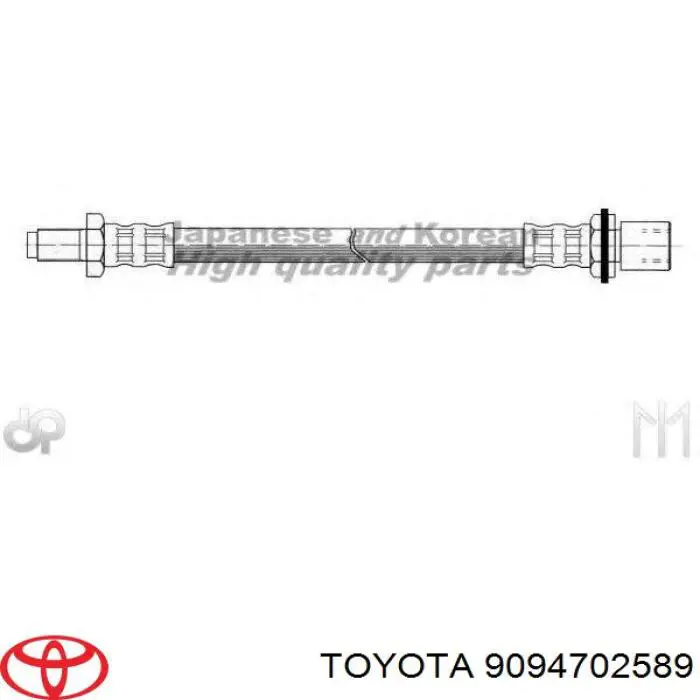 Manguera de freno trasera Japko 69262 precio, desde 10,55 EUR